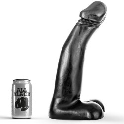 All Black - Gode Fisting Réaliste Noir 29 Cm